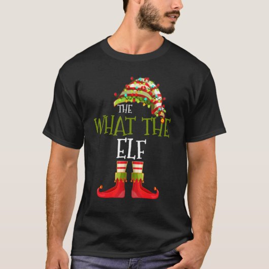 What The Elf Group Matching Family Christmas 2 T-Shirt (Vorderseite)
