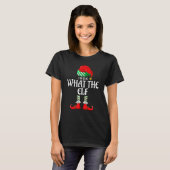 What The Elf Group Matching Family Christmas T-Shirt (Vorne ganz)