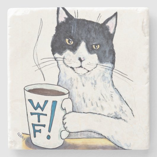 What The Feline Untersetzer (Vorderseite)