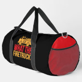 What The Firetruck Humorous Design Duffle Bag (Rechte Ecke)