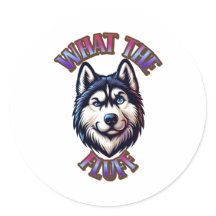 What The Fluff Paw Print Magnet