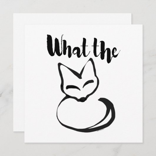 What the FOX!? (Vorne/Hinten)