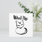 What the FOX!? (Stehend Vorderseite)