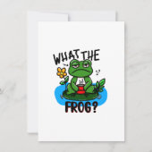 What the frog? einladung (Vorderseite)