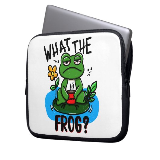 What the frog? laptopschutzhülle (Vorderseite Links)