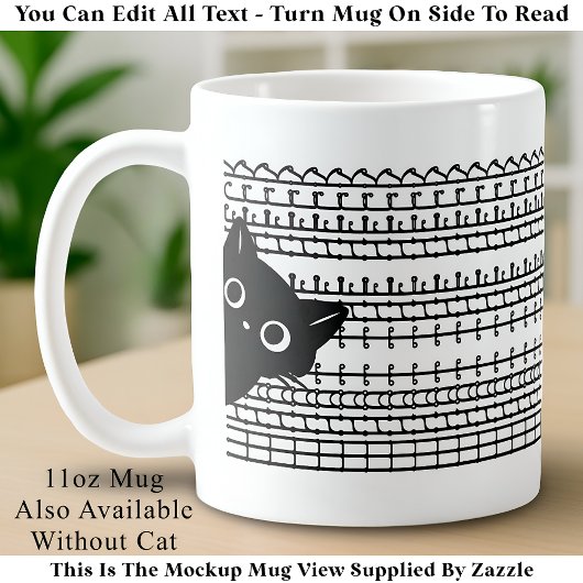 What The Heck Hidden Message & Cat, Funny Kaffeetasse
