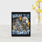 What The Sigma Cool Funny Alpha Wolf Werewolf Boot Karte (Gelbe Blume)