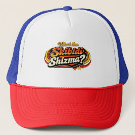 What the Skibidi Shizma? Retro Graphic Hat Truckerkappe