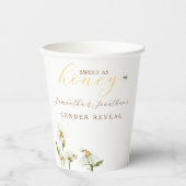 What Will Baby Be Gender Reveal Paper Cup Pappbecher (Vorderseite)