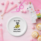What Will Baby Bee gender reveal party  Pappteller (Party)