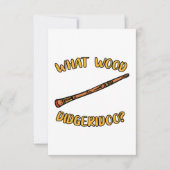 What Wood Didgeridoo? Karte (Vorderseite)