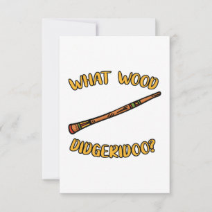 What Wood Didgeridoo? Karte