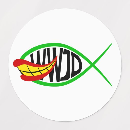 What Would Joker Do? Etiketten (Design 1)