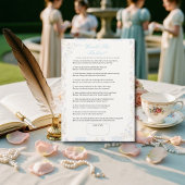 What Would She Choose? Floral Bridal Shower game Einladung