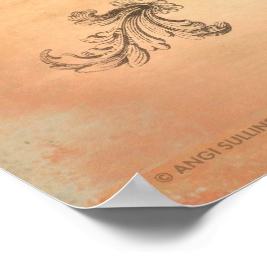 What You Think on Grows (Print) Poster (Ecke)