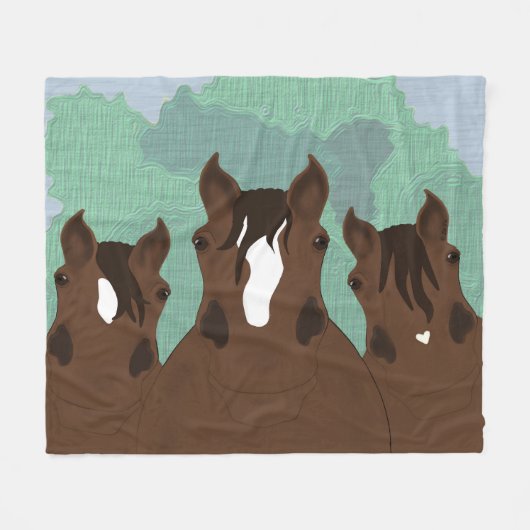 Whatcha Doin' Fleece Blanket (Vorderseite (Horizontal))