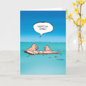 Whatcha Doing? - Blank Inside Greeting Card Karte (Gelbe Blume)