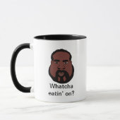Whatcha isa" auf Gag-Geschenkcoffee-Tasse  Tasse (Links)