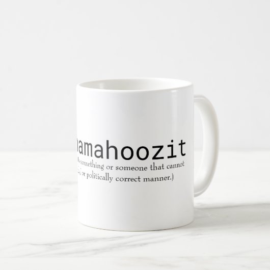 Whatchamahoozit Kaffeetasse (VorderseiteRechts)