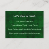 Whatcom Fälle Visitenkarte (Rückseite)