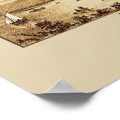 Whatcom Washington Panoramic Map 1888 Poster (Ecke)