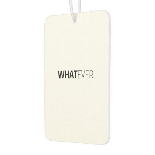 "WHATEVER" AUTOLUFTERFRISCHER (Links)