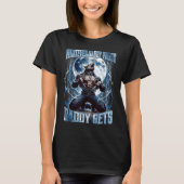 Whatever Daddy Wants Daddy Gets Funny Alpha Wolf M T-Shirt (Vorderseite)