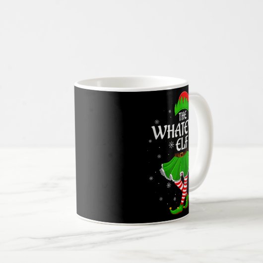 Whatever Elf Christmas Family Girls Women Elf Squa Kaffeetasse (VorderseiteRechts)