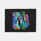 Whatever Floats Your Boat Cruise Squad Team Beach  Fleecedecke (Vorderseite (Horizontal))