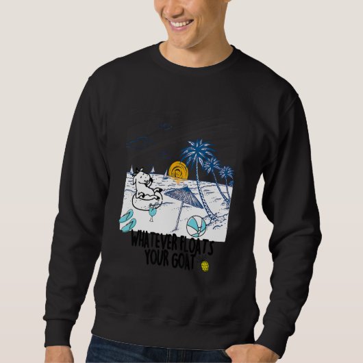 Whatever Floats Your Goat Goat River Floating Sweatshirt (Vorderseite)