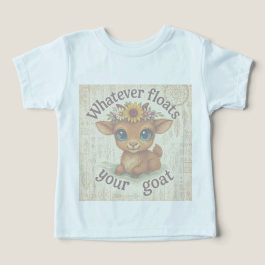 Whatever Floats Your Goat Tee (Design Vorderseite)
