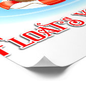 Whatever Floats Your Horse Poster (Ecke)