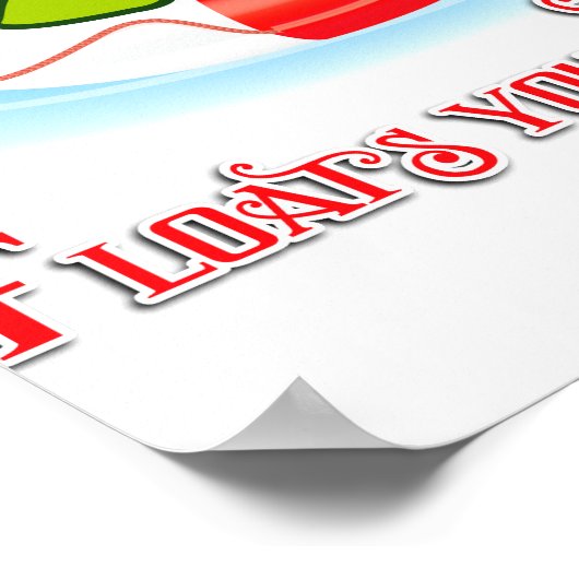 Whatever Floats Your Turtles 2 Poster (Ecke)