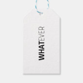 "WHATEVER" GESCHENKANHÄNGER (Vorderseite)