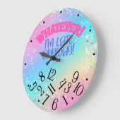 Whatever Große Wanduhr (Winkel)