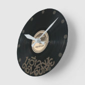 WHATEVER Record Album Runde Wanduhr (Winkel)