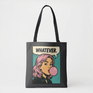 „Whatever“ Retro-Comic Tasche