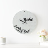 Whatever - Scattered Numbers Große Wanduhr (Zuhause)