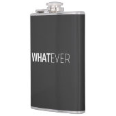 "WHATEVER"-SCHWARZ FLACHMANN (Links)