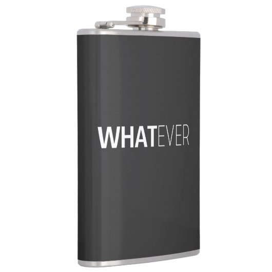 "WHATEVER"-SCHWARZ FLACHMANN (Rechts)