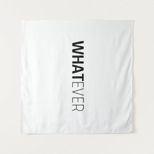 "WHATEVER" WANDTEPPICH (Vorderseite (Horizontal))