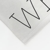 Whatevs, lustige Vintage Mode-Fleecedecke Fleecedecke (Ecke)