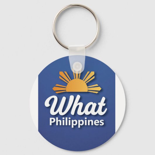 WhatPhilipines Logo Schlüsselanhänger (Vorderseite)