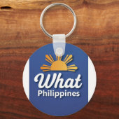 WhatPhilipines Logo Schlüsselanhänger (Vorderseite)
