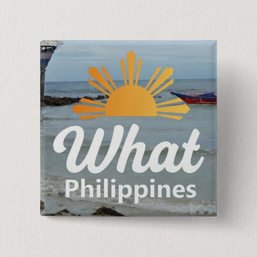WhatPhilipines Logo-Taste Button (Vorderseite)