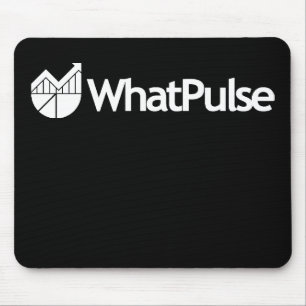 WhatPulse Mousepad - Schwarzes