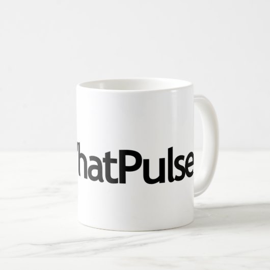 WhatPulse Tasse (VorderseiteRechts)