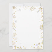 What's Baking Gingerbread Ornament Gender Reveal Einladung (Rückseite)