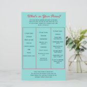 What's in Your Purse? Bachelorette Party Game (Stehend Vorderseite)