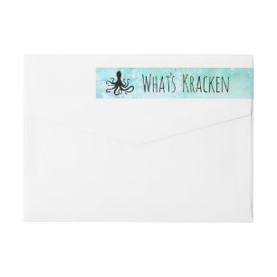 Whats Kracken Funny Nautical Pun   RÜCKSENDEADRESS